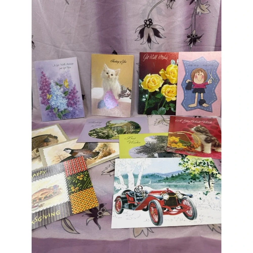 Lot Of‎ 46 Vintage Greeting Cards With Envelopes
